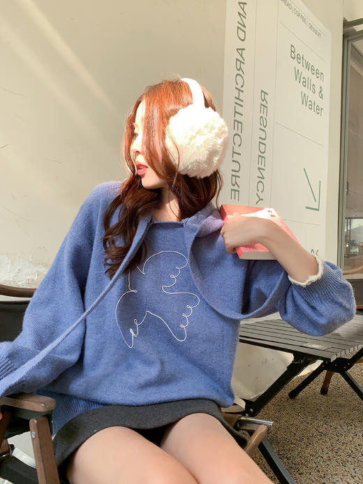 <曾小咸推荐> 2.26现货秒杀 ！微信超特价！韩系连帽毛衣 日常229.99 立减120 秒杀109.99！！ 商品图11