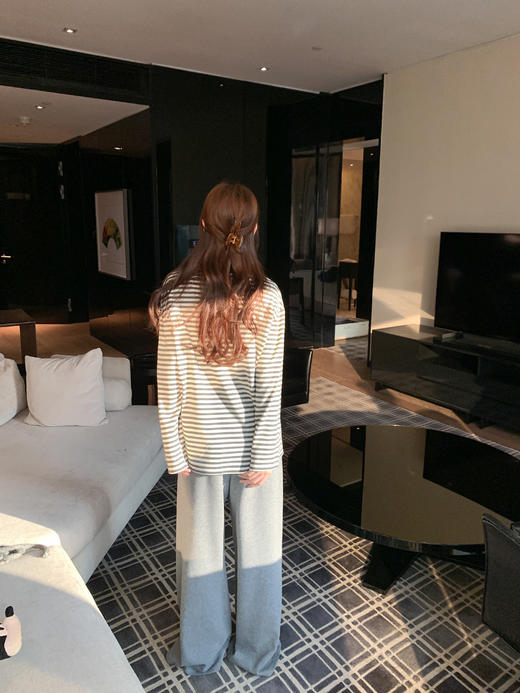 <曾小咸推荐>3.16 现货秒杀 ！微信超特价！韩系条纹长袖t恤 日常149.99 立减80 秒杀69.99！！休闲裤 秒杀79.99！！ 商品图11