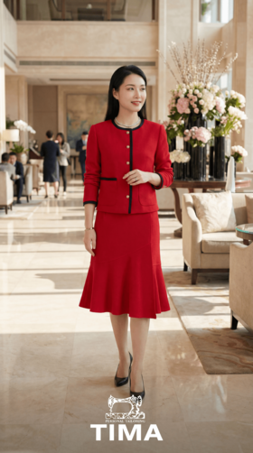 鱼尾摆不规则半裙