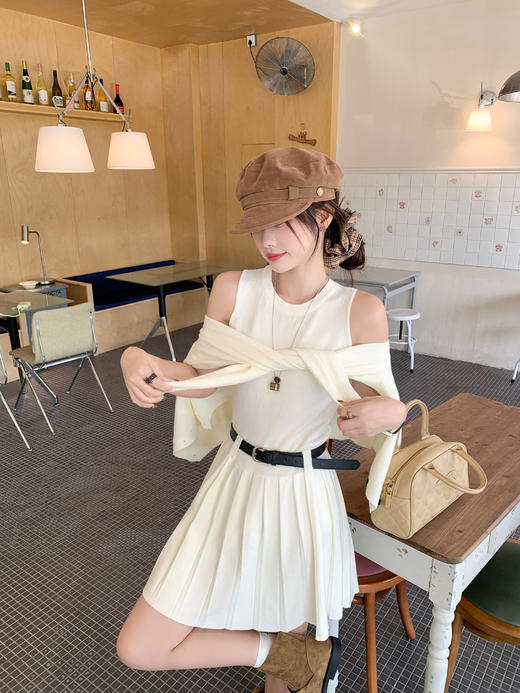 <曾小咸推荐>2.20现货秒杀 ！微信超特价！韩系针织开衫+连衣裙套装 日常218.88 立减118.89 秒杀99.99！！ 商品图12