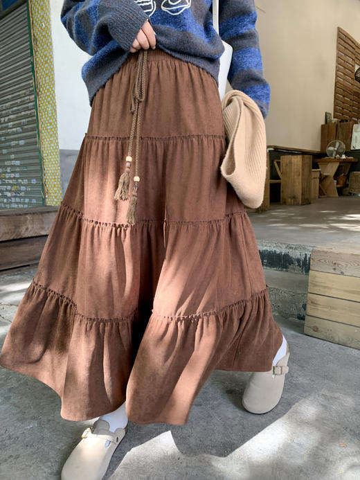 <曾小咸推荐> 2.20 现货秒杀 ！微信超特价！复古条纹印花毛衣 日常199.99 立减110 秒杀89.99！！ 半身裙 秒杀79.99！！ 商品图6