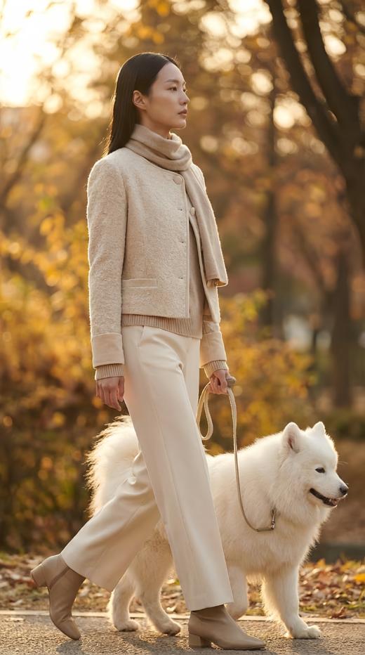 新中式拼色圆领卷边国风外套 商品图3