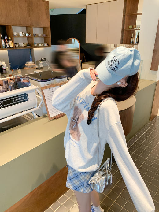 <曾小咸推荐>2.20现货秒杀 ！微信超特价！可爱小熊印花卫衣 日常149.99 立减70 秒杀79.99！！ 商品图6