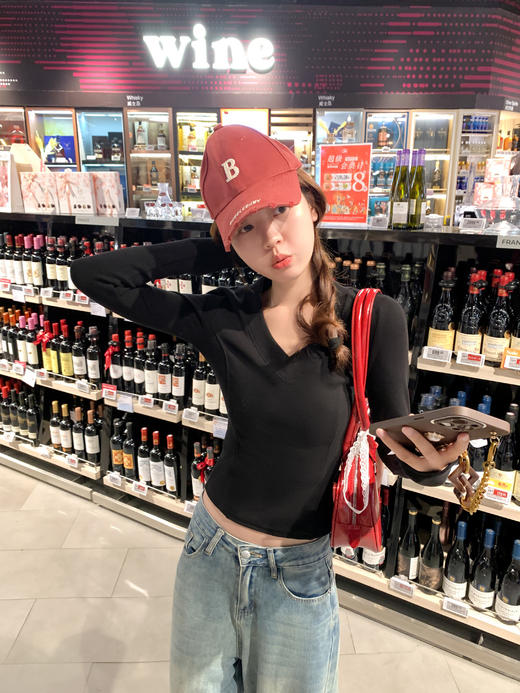 <曾小咸推荐> 2.26 现货秒杀 ！微信超特价！2色v领长袖t恤 日常109.99 立减50 秒杀59.99！！复古卡其色高腰直筒休闲裤  秒杀129.99！ 商品图10