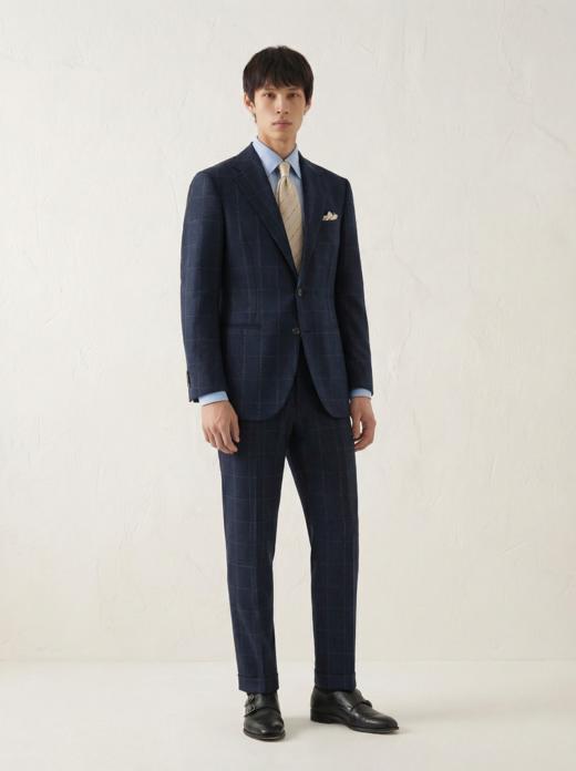 「48款可选」Stylbiella Knight 360克高克重澳洲美丽诺羊毛全麻衬西装套装 商品图2