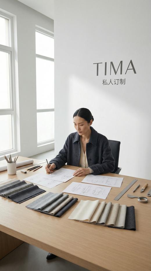 单排扣直插袋无里衬精致工艺长款大衣 商品图1