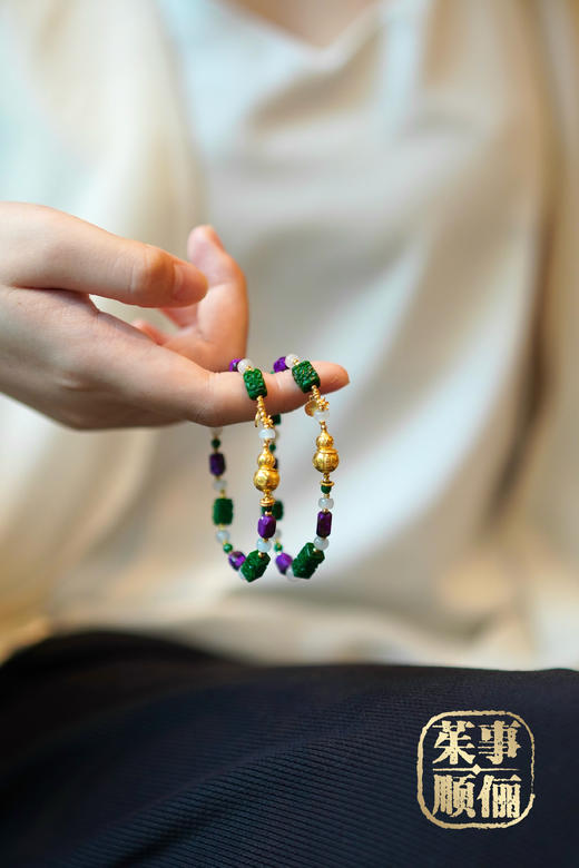 【茱事顺俪】18k黄金舒俱来翡翠手链 商品图4