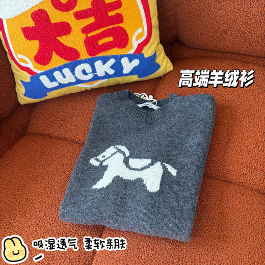 【马上有福】九丰莱比baby 山羊绒衫120--170 商品图5
