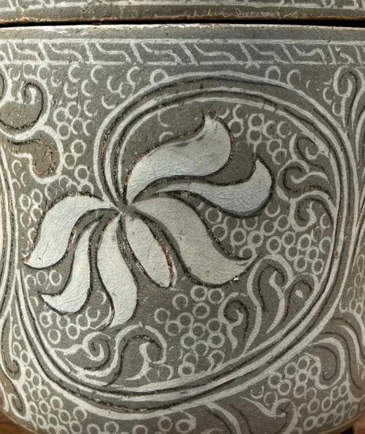 象嵌青瓷缠枝莲花纹筒形盖罐，顺丰包邮 商品图8