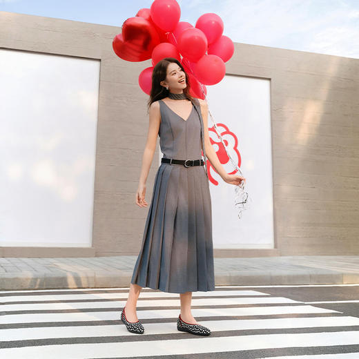 Pansy盼喜女鞋一脚蹬王妃鞋软底舒适显脚小通勤单鞋2026春季新款HD4317 商品图1