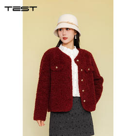 春上新时尚柔软气质绒外套2261001