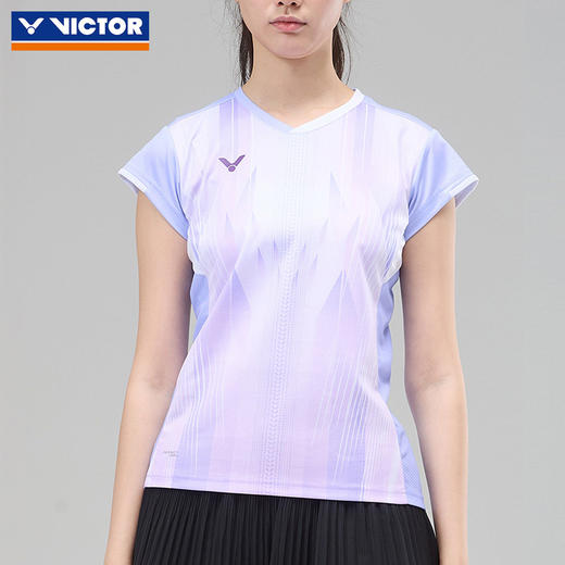 威克多胜利 中性款/女款 大赛系列 针织T恤 T-60002TD / T-61002TD 商品图5
