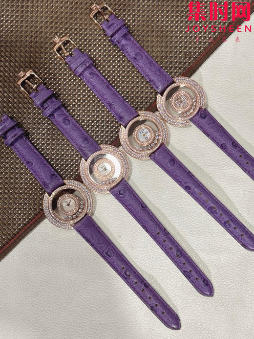 萧邦新款奢华镶钻 快乐钻透明镂空系列 透明快乐钻 女士腕表 有金有钻寓意有进有赚 商品图1