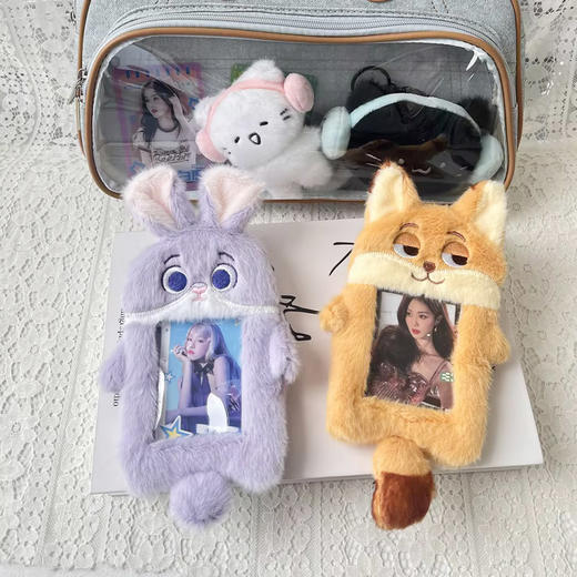 兔子狐狸卡包毛绒匙扣-纪念日百货门店同款169648881 商品图0