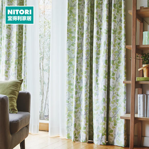  现代简约全屋定做尺寸新款卧室定制窗帘橄榄叶 商品图0