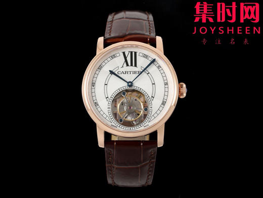 新款上市 诚意展现尊贵典雅--RMS卡地亚伦敦陀飞轮系列 Rotonde系列 浮动式真陀飞轮 男士腕表 表径40mm 商品图0
