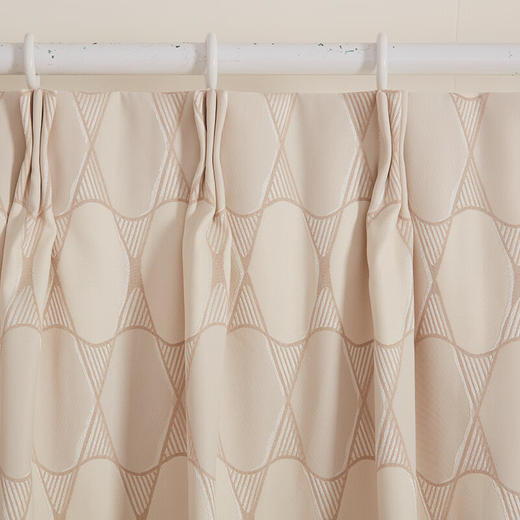 定制窗帘日式简约卧室客厅阳台遮光窗帘  现代几何 商品图3