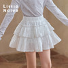 【云优选】Little Naive儿童莱赛尔蛋糕裙春季新款皱感短裙女童甜美半身裙 商品缩略图3
