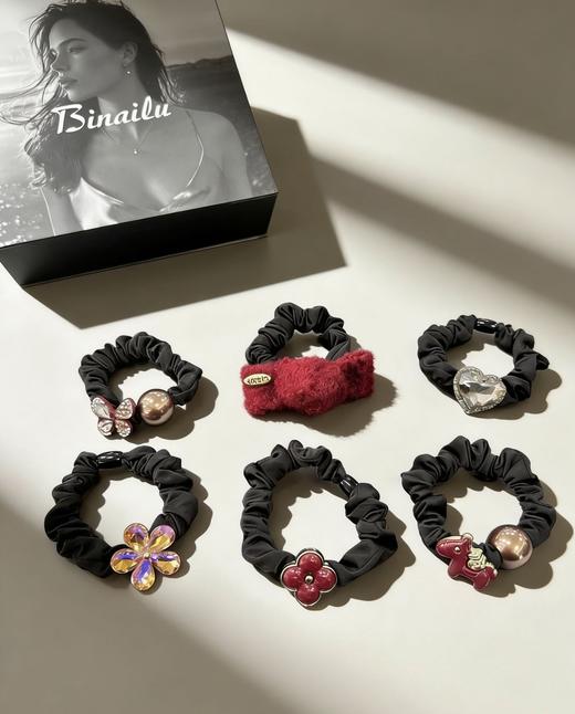 Binailu比奈鹿红运当头发圈幸运六件套 商品图4