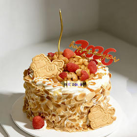 榛马迎春（焦糖海盐榛子脆脆蛋糕）