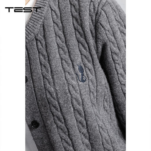 春上新重磅绞花温柔又高级针织开衫2261009 商品图3