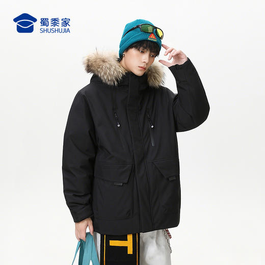 【工装派克羽绒服】户外休闲羽绒服新年外套本命年红色通勤保暖长袖上衣YT601 商品图7