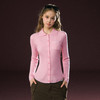 Ariseism 美式复古粉色翻领长袖针织上衣女春季新款 商品缩略图1