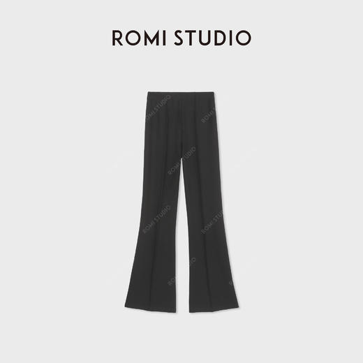 ROMI STUDIO“超模裤”简约休闲高弹喇叭裤长裤子 RWCSX42081（现货） 商品图1