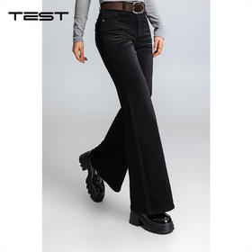 春上新时尚修身显瘦气质百搭微喇牛仔裤3261015