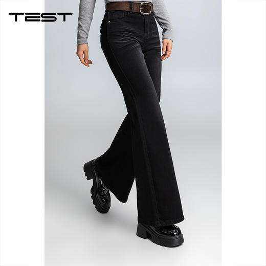 春上新时尚修身显瘦气质百搭微喇牛仔裤3261015 商品图0