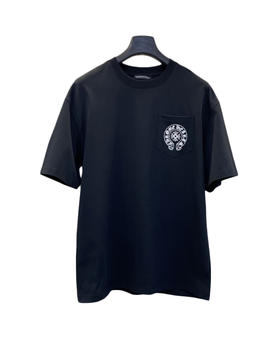 中性款口袋印花短袖T恤he009