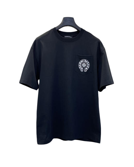 中性款口袋印花短袖T恤he009 商品图0