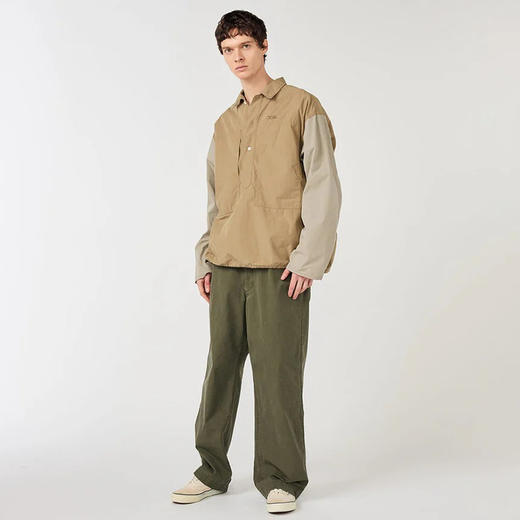 nanamica Pullover Shirt Jacket 宽松套头衬衫夹克 拼接外套 商品图1