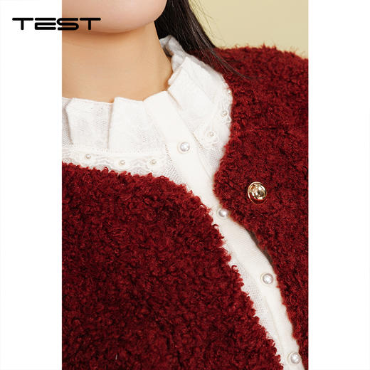 春上新时尚柔软气质绒外套2261001 商品图2