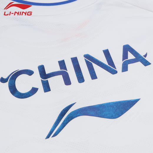 李宁羽毛球服26年新款中青队大赛系列比赛训练吸汗速干短袖AAYW043 商品图5