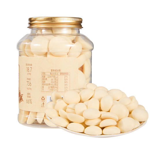 【2份减10元】蒙古烤酸奶皮  酸奶添加量≥66% 每100克含736毫克钙 钙含量是牛奶的6.8倍 浓郁奶香 高钙高蛋白零食 120克/桶 商品图4