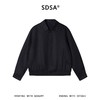 SDSA男装2026新款高贵轻奢潮流休闲纯色翻领夹克外套百搭老钱风 商品缩略图0