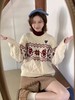 F020542复古圣诞风费尔岛提花毛衣针织衫 商品缩略图10