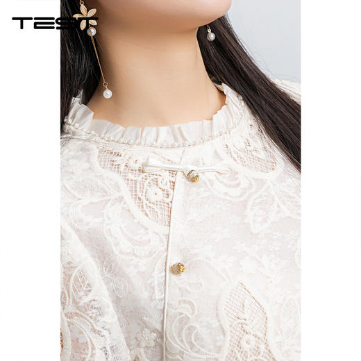 春上新新中式立领蕾丝精致刺绣气质小衫1261033 商品图2