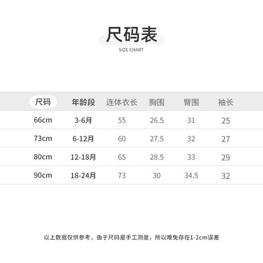 Cucutas女婴童连体服CY26SPW012冰蓝66#-80# 商品图2