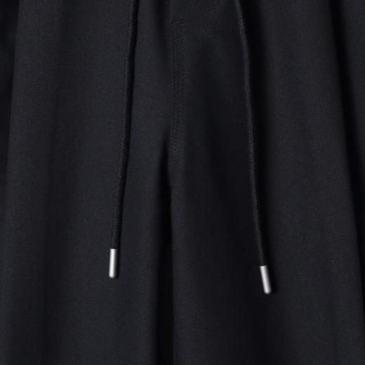 SDSA男装2026新款轻奢简约百搭纯色抽绳松紧休闲裤百搭梭织长裤 商品图1