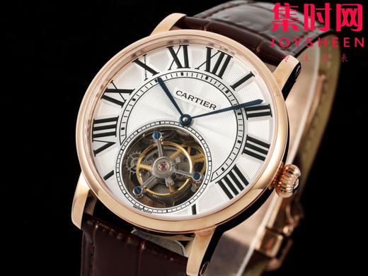 新款上市 诚意展现尊贵典雅--RMS卡地亚伦敦陀飞轮系列 Rotonde系列 浮动式真陀飞轮 男士腕表 表径40mm 商品图1