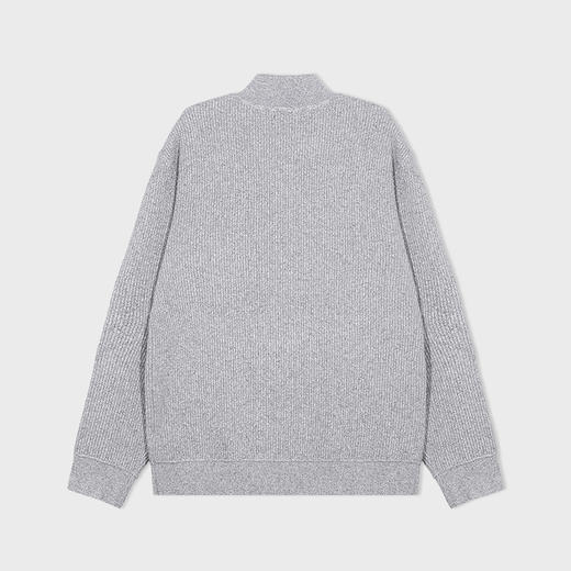 【新品上新】HX 冬季中领半开胸毛衫S107544300101 商品图5