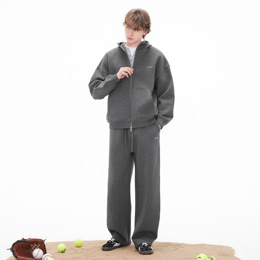 gxgjeans男装 多色基础廓形宽松卫裤休闲运动长裤男裤 26春新品 商品图3