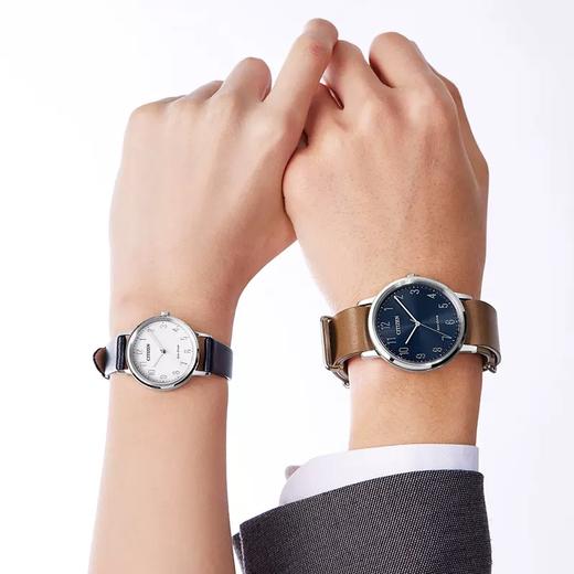 西铁城/CITIZEN光动能日历小牛表男表BJ6501-10L 商品图7