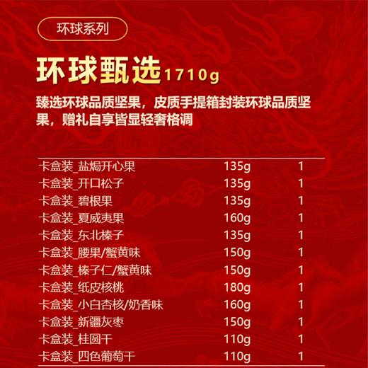 J三只松鼠1710g环球甄选坚果礼 商品图1