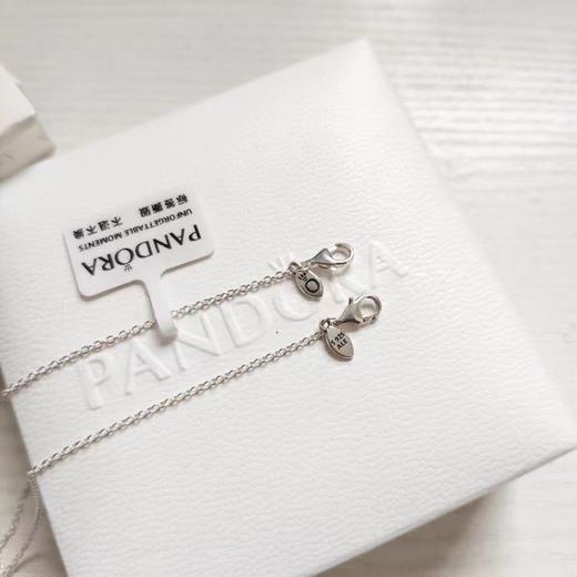 F020527两心相悦925纯银心心相印心形项链 商品图7