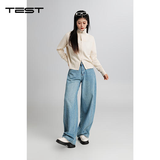 春上新时尚双拉链气质显瘦毛衣1261005 商品图1