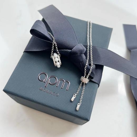 F020525谁带都好看哈~Monaco小蛮腰珍珠项链 商品图0