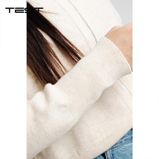 春上新时尚双拉链气质显瘦毛衣1261005 商品图3